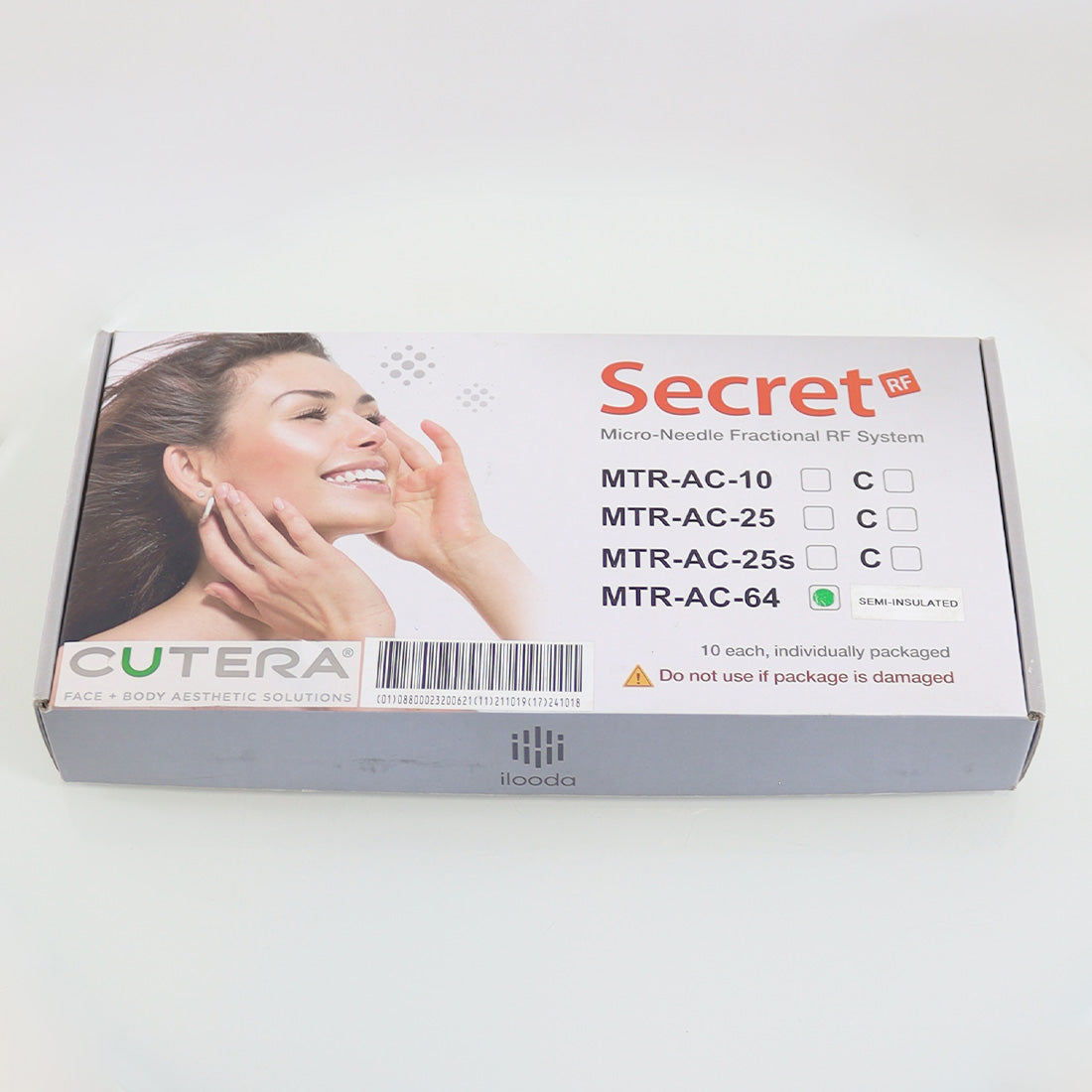 Cutera Secret RF MicroNeedle Tip 64-Pin Semi-Insulated MTR-AC-C-64 EX10-2024 x10