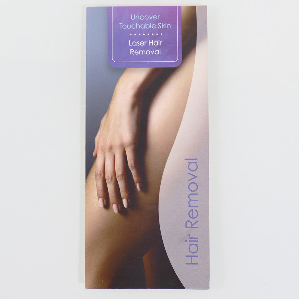 Cynosure Icon "Uncover Touchable Skin" Hair Removal Patient Marketing Brochure