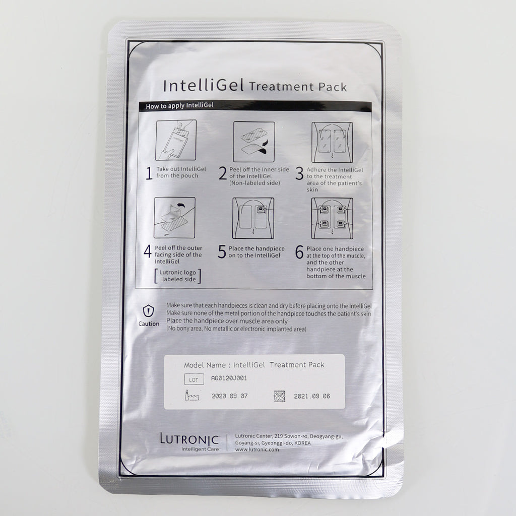Lutronic Accufit IntelliGel Treatment Pack Gel Pads 3102401700 Single Pouch