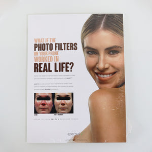 Cutera ExcelV Photo Filters in Real Life Marketing Sign 9x12in Display AP1146
