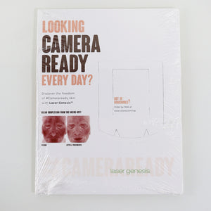Cutera Laser Genesis Looking #CameraReady Brochure Holder Display 9x11in AP1140