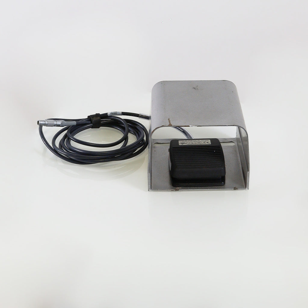 Cutera Xeo IPL Laser Footswitch Pedal 4-Pin LEMO 974-SWM Silver Metal Enclosed