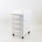 DiamondGlow Skin Resurfacing Rolling Cart w Drawers Mobile Facial Diamond Glow