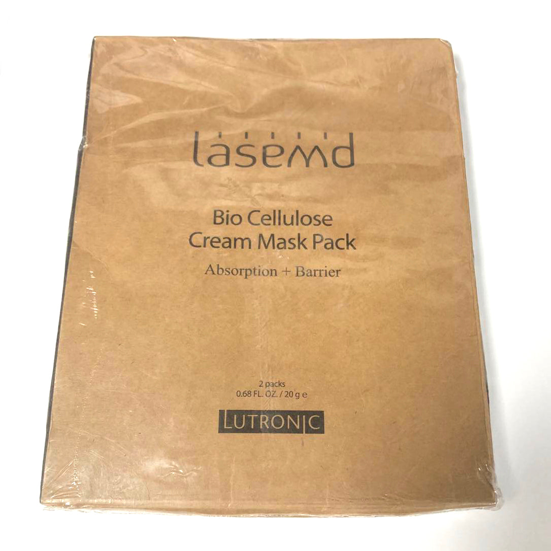 Lutronic LaseMD Bio Cellulose Cream Mask Pack Absorption Barrier 2-Pack 20g 2023