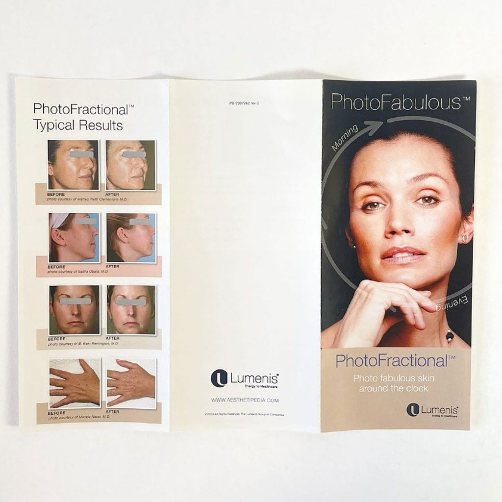 Lumenis IPL PhotoFractional Marketing Brochure M22 Laser PB-2007262 Rev B 25pk