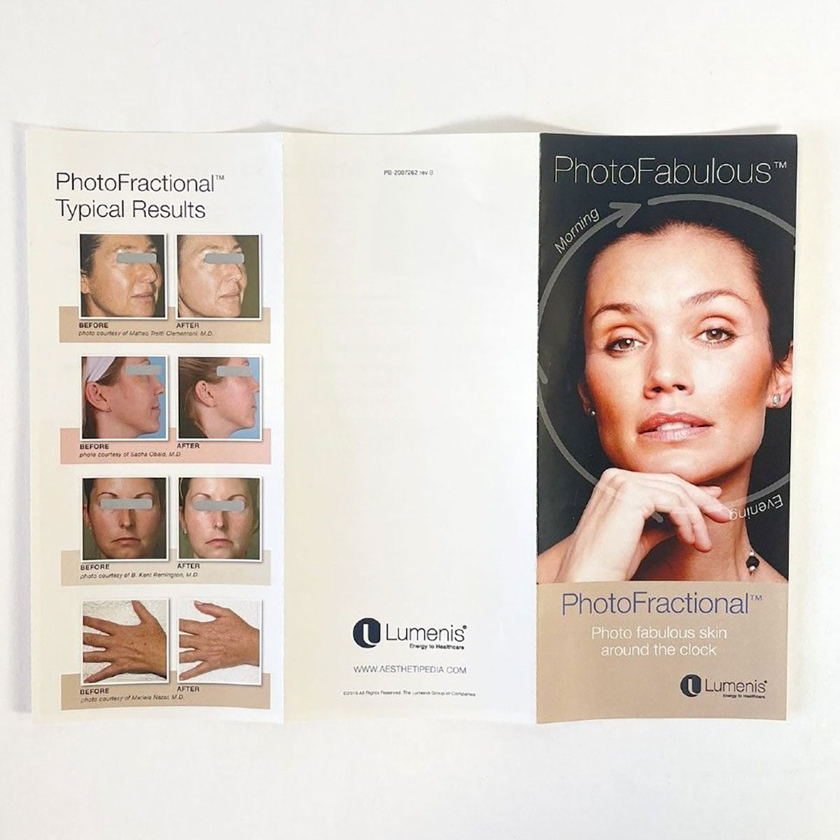 Lumenis IPL PhotoFractional Marketing Brochure M22 Laser PB-2007262 Rev B 25pk