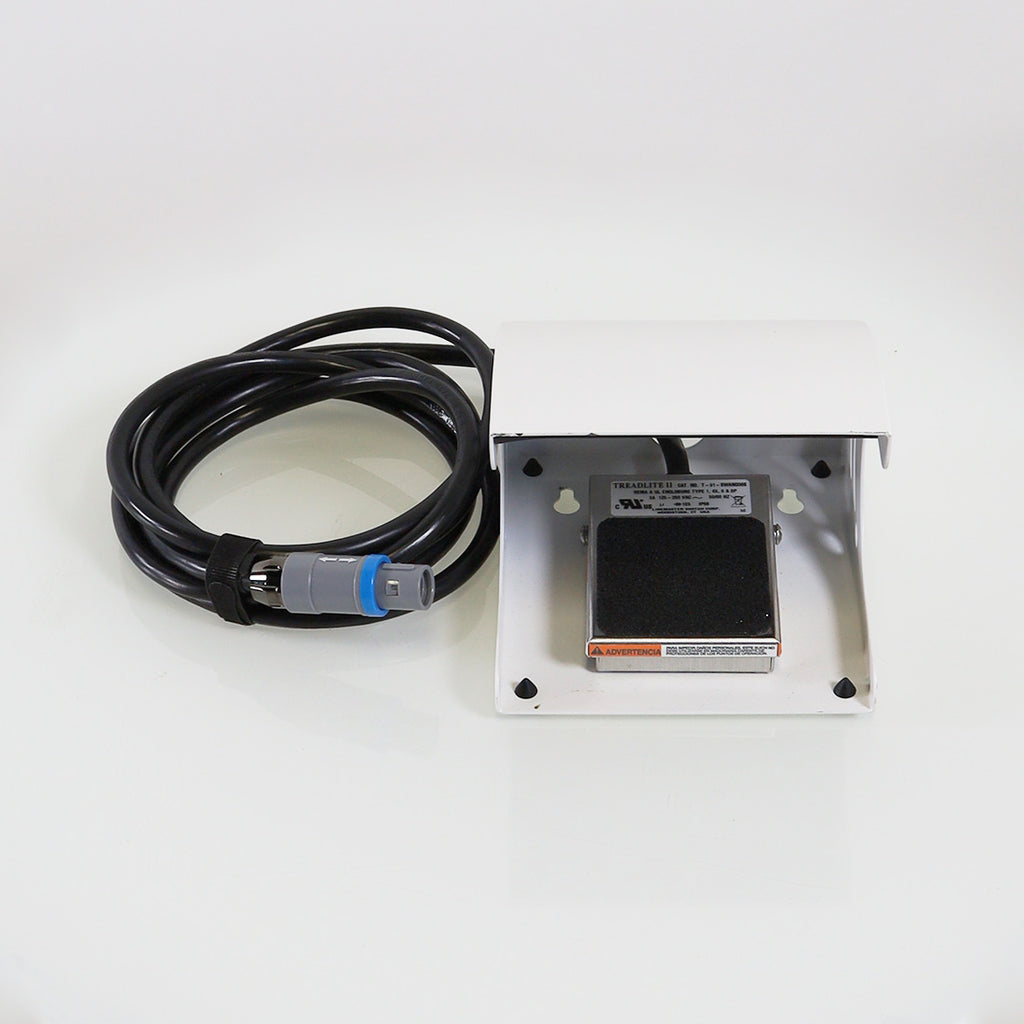 Treadlite II Laser Footswitch Pedal 4-Pin T-91-SWAN038S Metal Foot Switch White