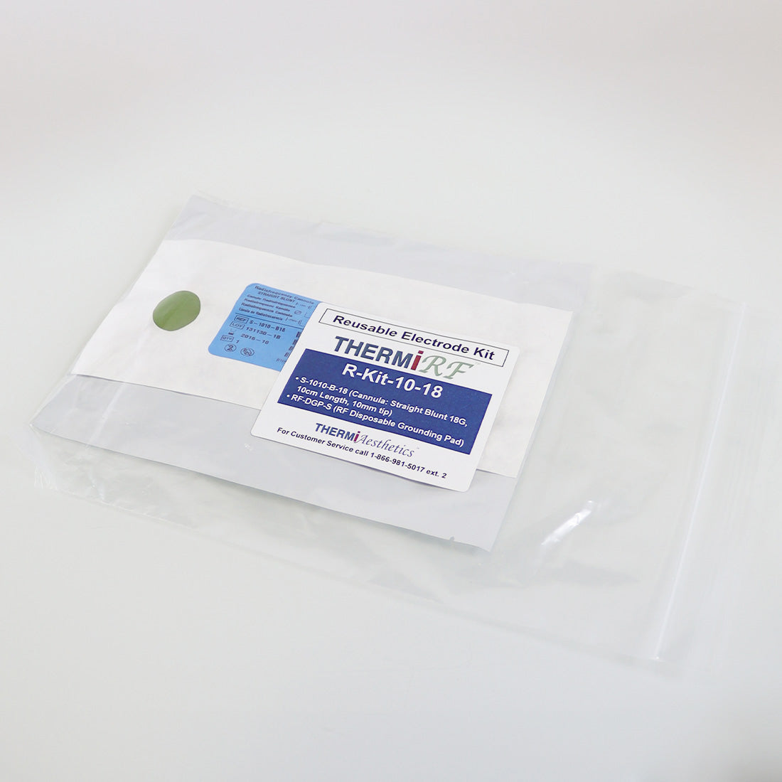 ThermiAesthetics NeuroTherm ThermiRF Reusable Electrode Kit R-Kit-10-18 RF Exp