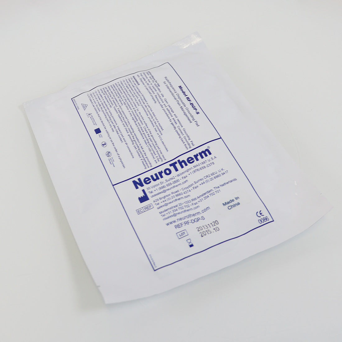 ThermiAesthetics NeuroTherm ThermiRF Reusable Electrode Kit R-Kit-10-18 RF Exp