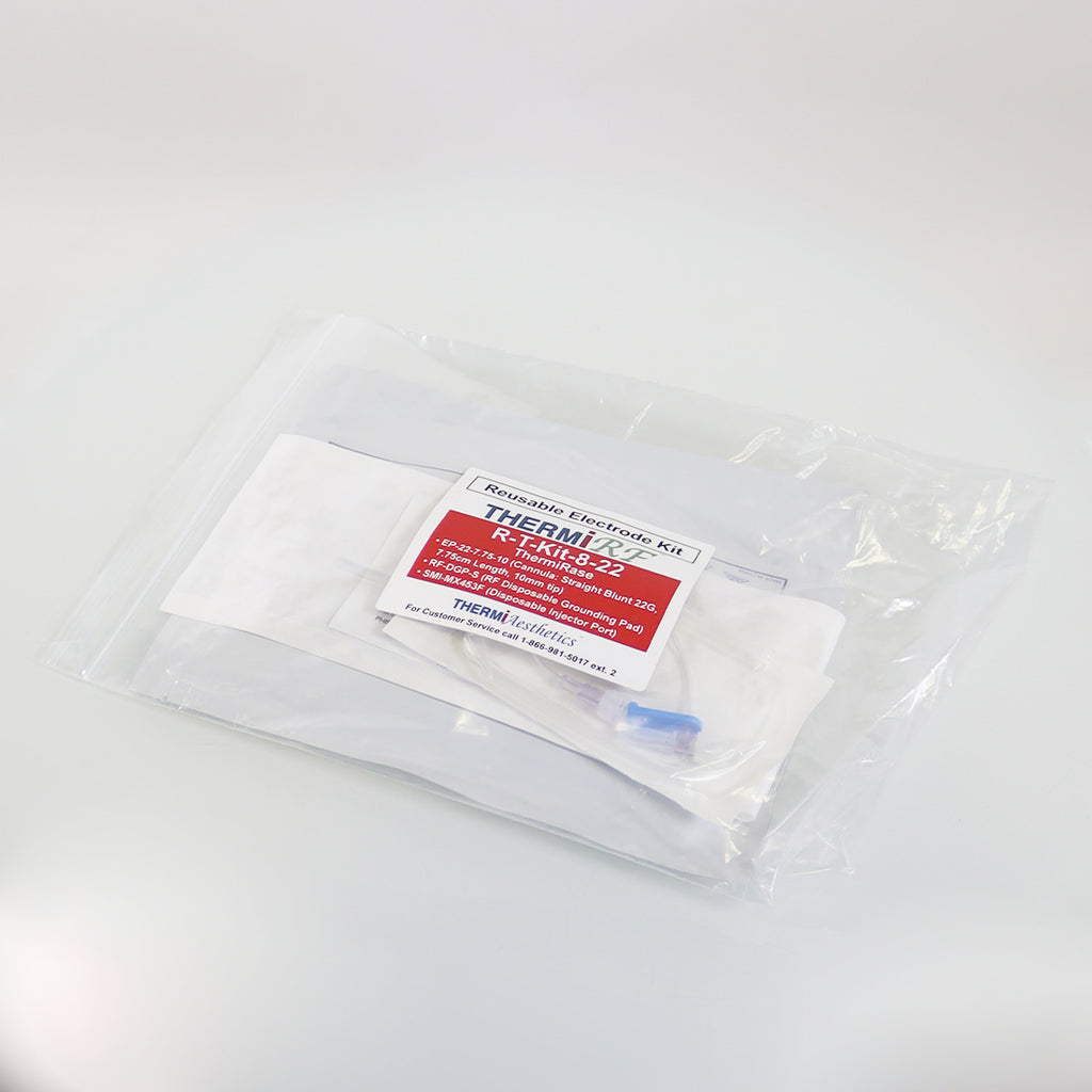 ThermiAesthetics ThermiRF ThermiRase Reusable Electrode Kit R-T-Kit-8-22 RF Exp