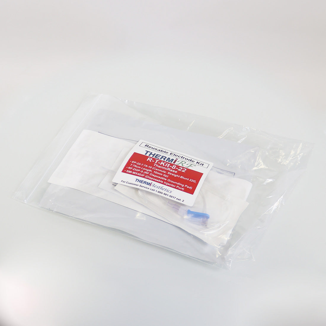 ThermiAesthetics ThermiRF ThermiRase Reusable Electrode Kit R-T-Kit-8-22 RF Exp
