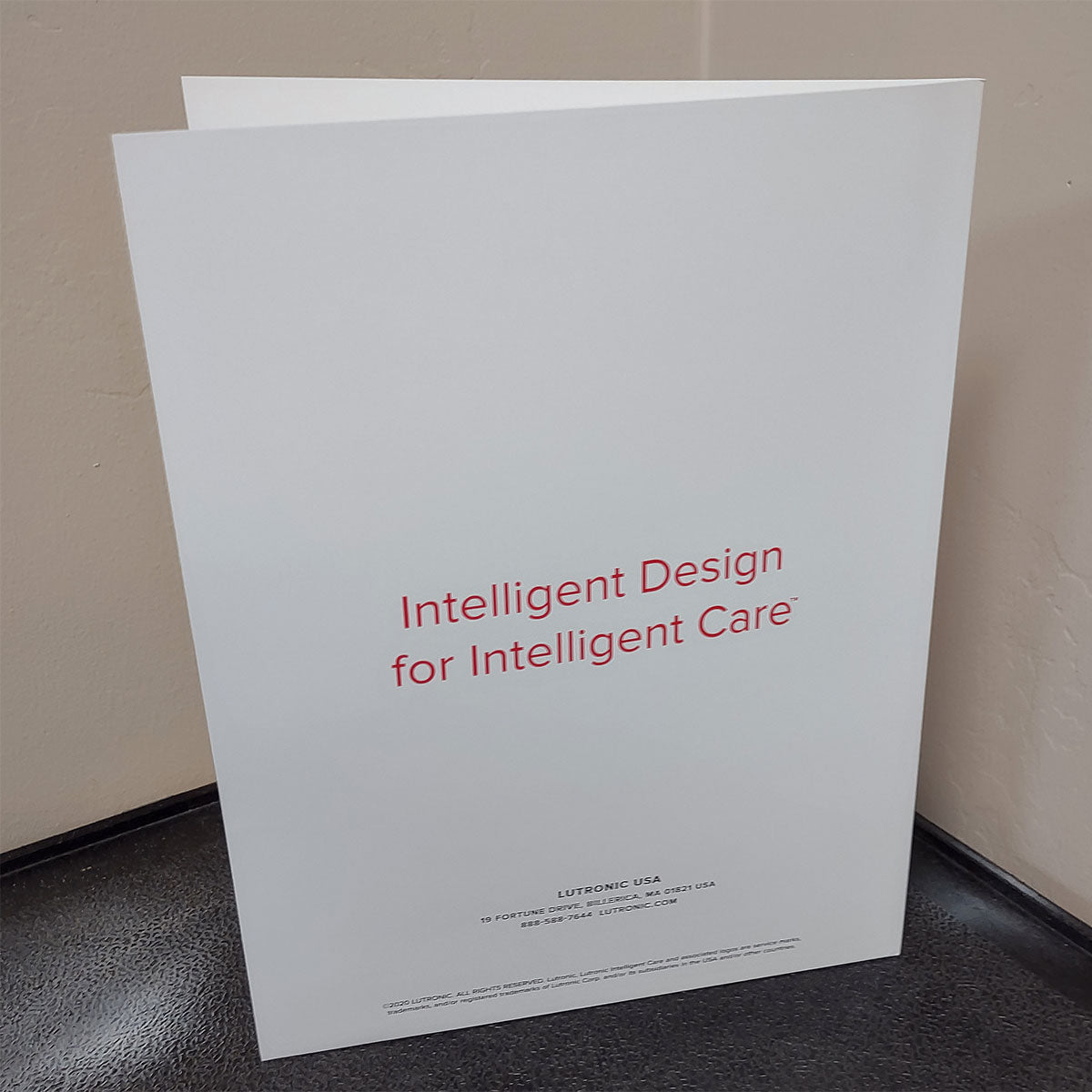 Lutronic Intelligent Care Marketing and Patient Instruction Folder 10-Pack