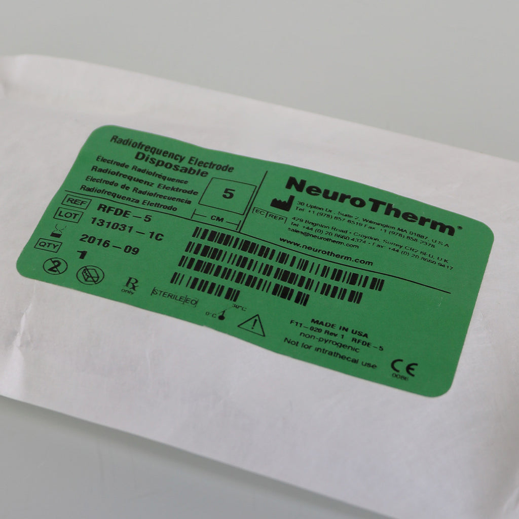 NeuroTherm Disposable RadioFrequency Electrode RFDE-5 RF Exp9/2016 (x1 Pc)