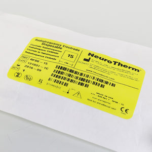 NeuroTherm Disposable RadioFrequency Electrode RFDE-15 RF Exp 9/2016 (x1 Pc)
