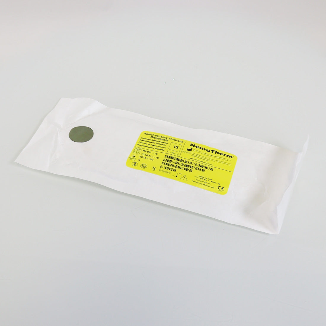 NeuroTherm Disposable RadioFrequency Electrode RFDE-15 RF Exp 9/2016 (x1 Pc)