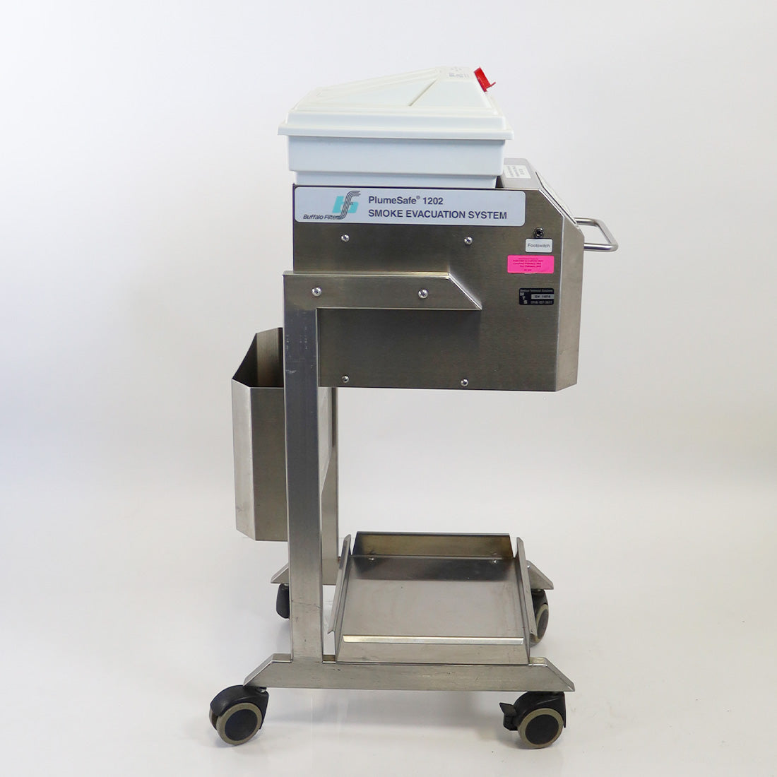 Buffalo Filter PlumeSafe PSS 1202 Smoke Evacuation System Plume Safe w/Cart