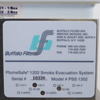 Buffalo Filter PlumeSafe PSS 1202 Smoke Evacuation System Plume Safe w/Cart