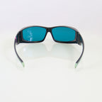 EnLighten Optic PPE Laser Safety Glasses Black Frame Aqua Lens 670nm 1064nm OD7