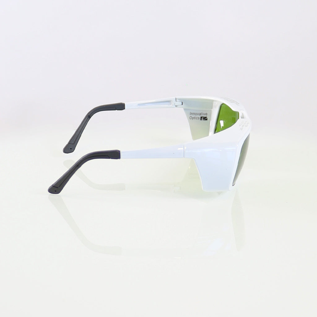 Cutera Innovative Optic PPE IPL Safety Glasses White Green Lens 730-1064 OD5 OD7