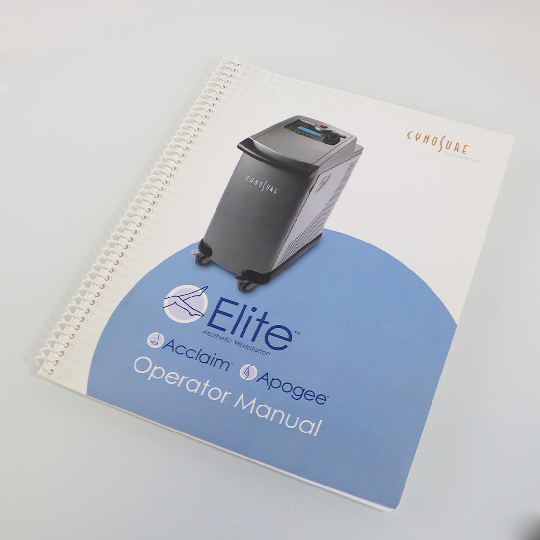 Cynosure Elite Acclaim Apogee Laser Operator Manual Reference Guide Parameters