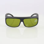 Dioptika Optic PPE IPL Safety Glasses Black Frame Green Lens 755nm 1064nm OD7+