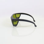 Dioptika Optic PPE IPL Safety Glasses Black Frame Green Lens 755nm 1064nm OD7+