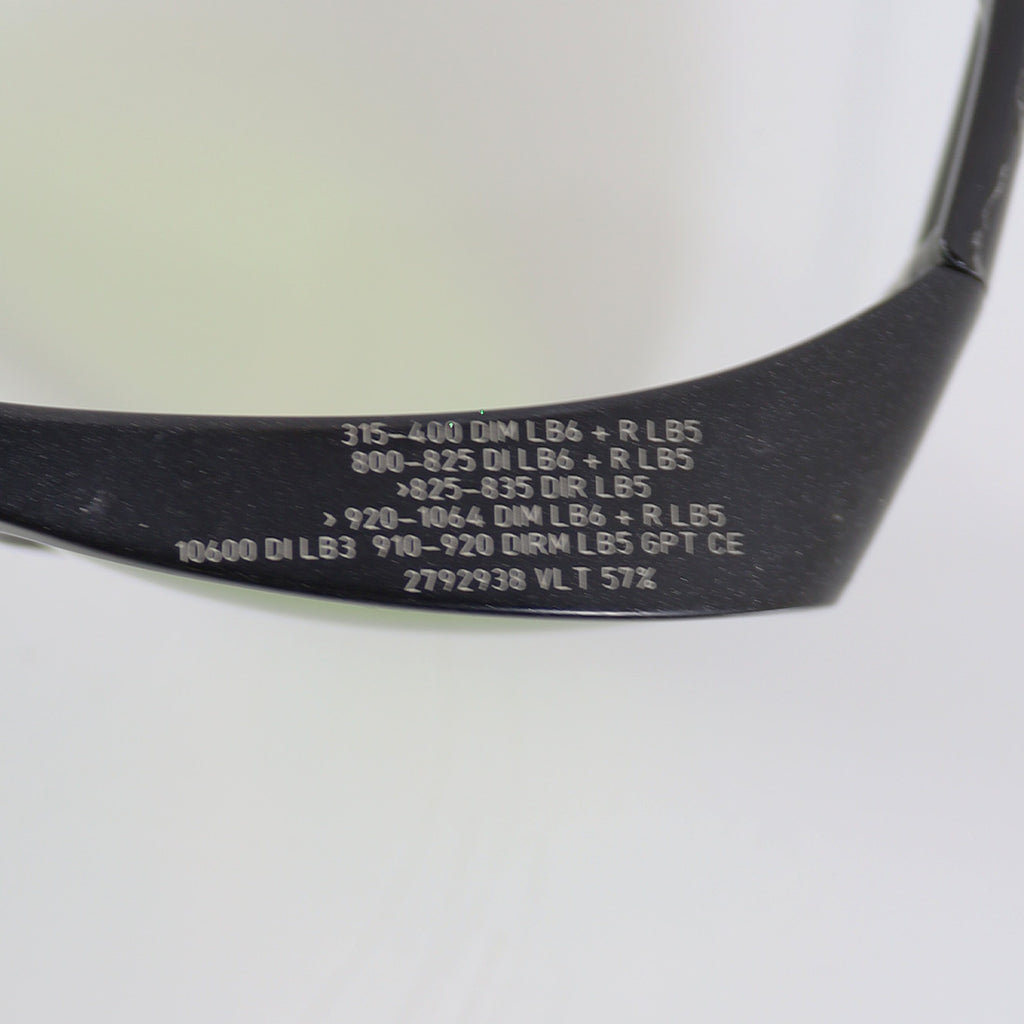 IPL Optic PPE Safety Glasses Black Frame Green Lens 315nm-1064nm OD5 2792938
