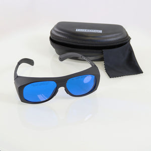 Lutronic Optic PPE Laser Safety Glasses Black Blue Lens 580-670 OD5 585-665 OD6