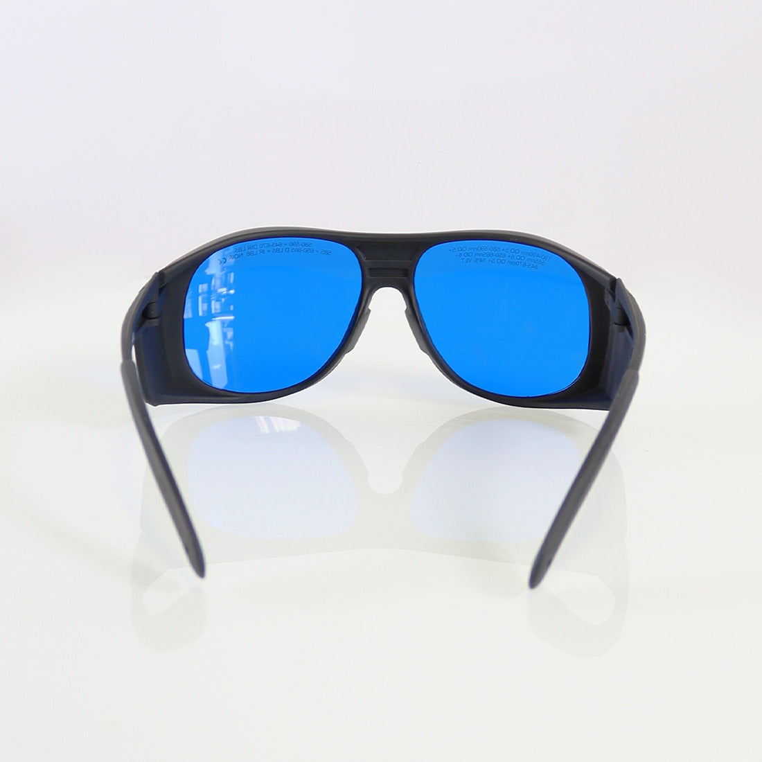 Lutronic Optic PPE Laser Safety Glasses Black Blue Lens 580-670 OD5 585-665 OD6
