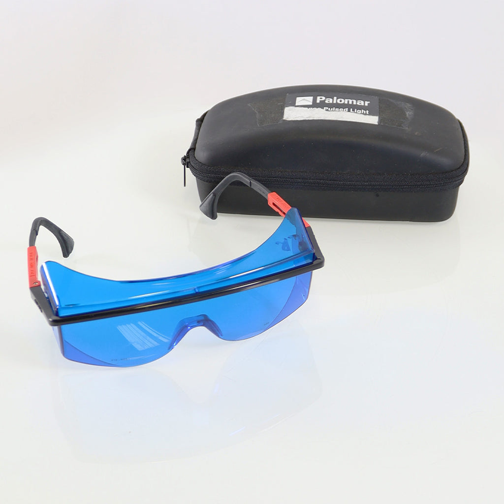 UVEX Optic PPE Laser Safety Glasses Black Frame Blue Lens 650nm OD5 312-9051 Z87