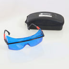 UVEX Optic PPE Laser Safety Glasses Black Frame Blue Lens 650nm OD5 312-9051 Z87