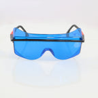 UVEX Optic PPE Laser Safety Glasses Black Frame Blue Lens 650nm OD5 312-9051 Z87