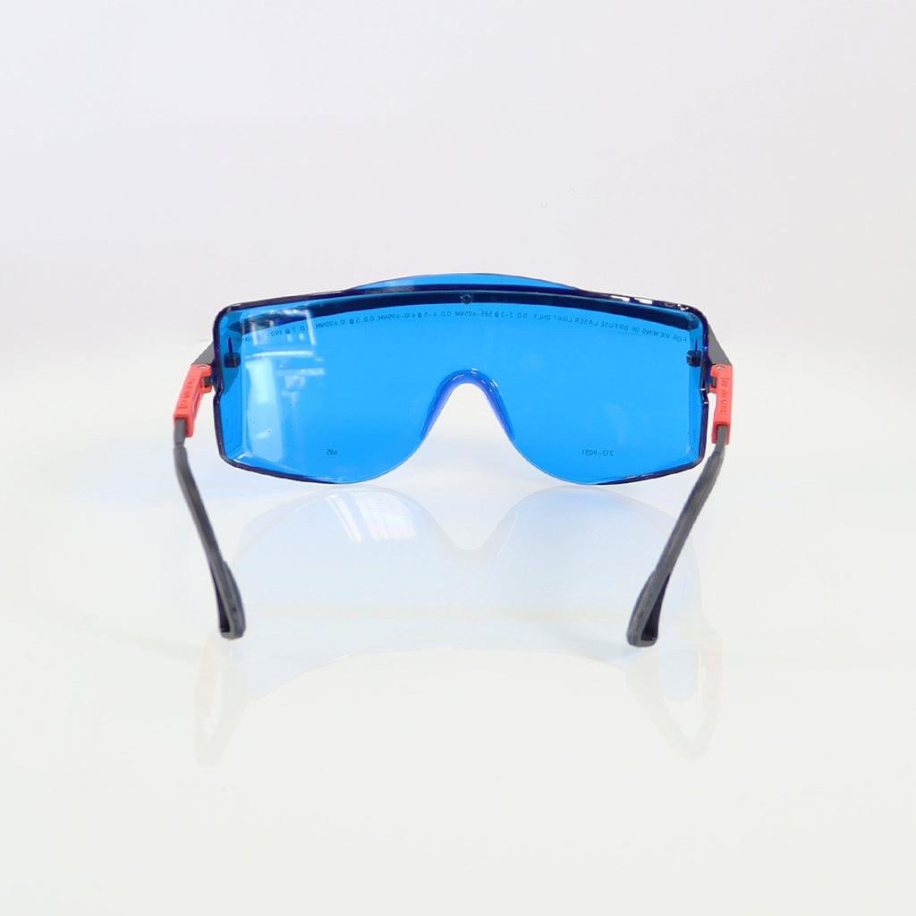 UVEX Optic PPE Laser Safety Glasses Black Frame Blue Lens 650nm OD5 312-9051 Z87
