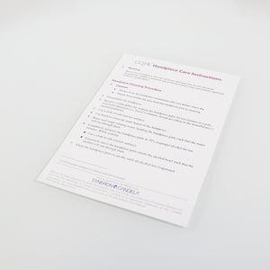 Syneron Candela CO2RE Laser Handpiece Care Autoclave Direction Instruction Sheet
