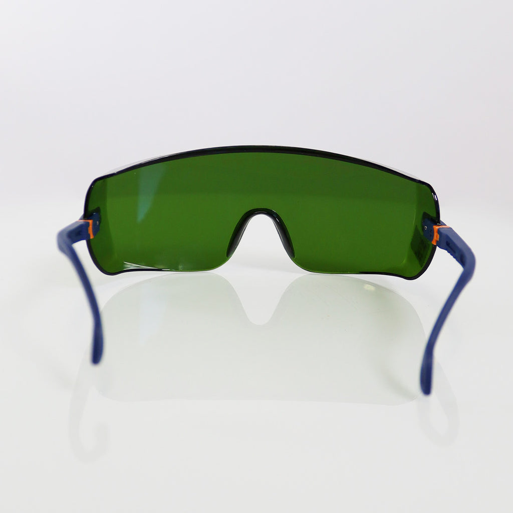 IPL Optic PPE Safety Glasses Blue OTF Frame Green Lens 300nm - 1400nm OD1 755nm