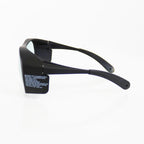 LaserShields PPE Laser Safety Glasses Black Frame Clear Lens 2800-10600nm OD5+