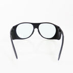 LaserShields PPE Laser Safety Glasses Black Frame Clear Lens 2800-10600nm OD5+