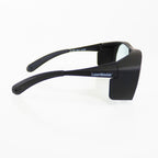 LaserShields PPE Laser Safety Glasses Black Frame Clear Lens 2800-10600nm OD5+