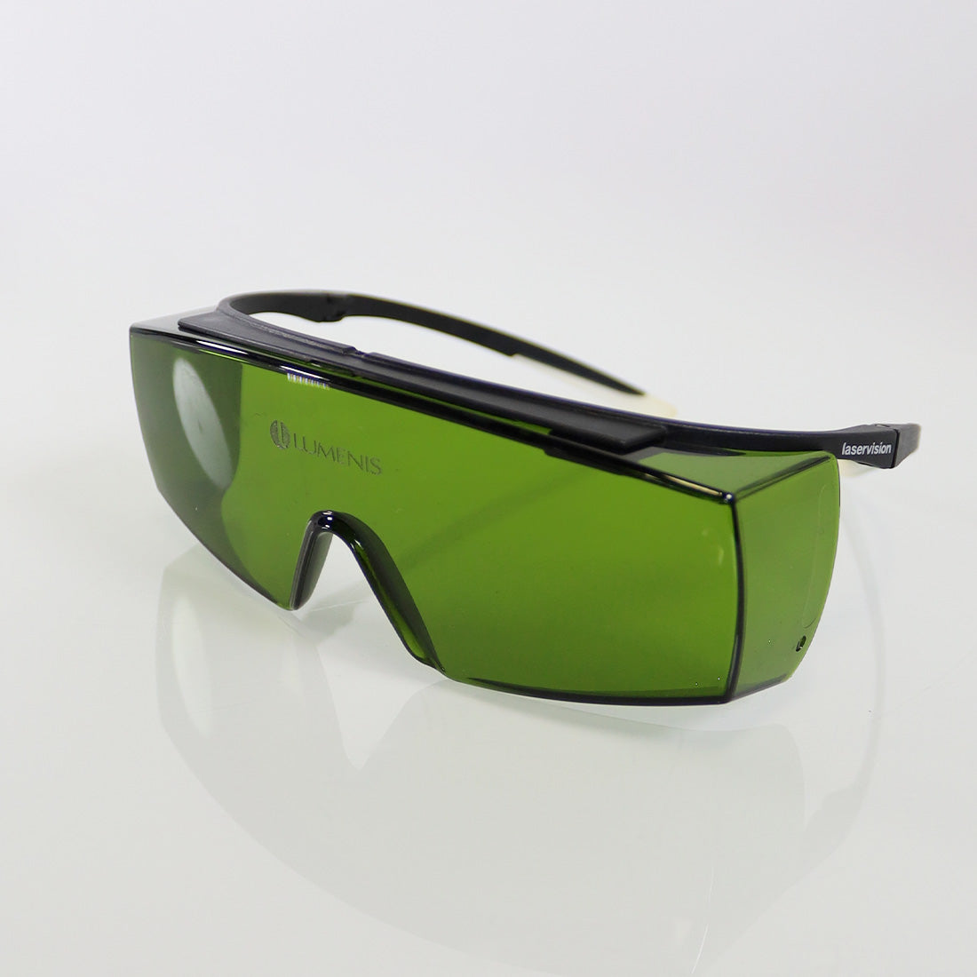 Lumenis LaserVision PPE IPL Safety Glasses Black OTF Frame Green Lens 760nm OD5