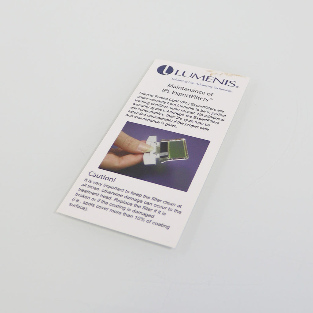 Lumenis M22 IPL Laser IPL ExpertFilters Maintenance Instructions Sheet Guide