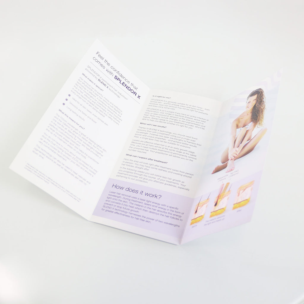 Lumenis Laser Splendor X Hair Removal Marketing Office Brochure PB-2010533P x24