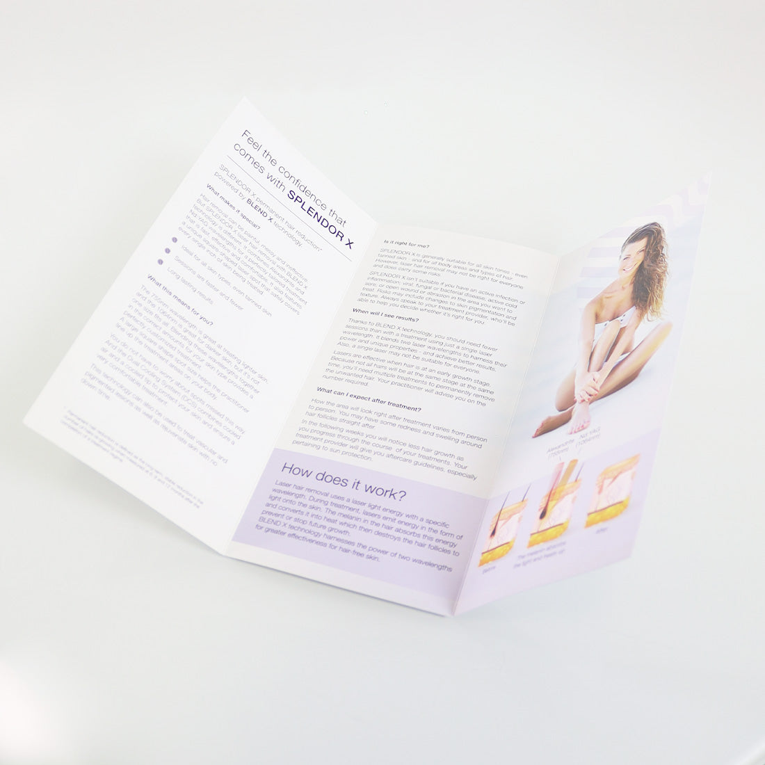 Lumenis Laser Splendor X Hair Removal Marketing Office Brochure PB-2010533P x24