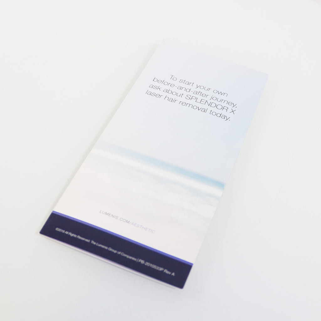 Lumenis Laser Splendor X Hair Removal Marketing Office Brochure PB-2010533P x24