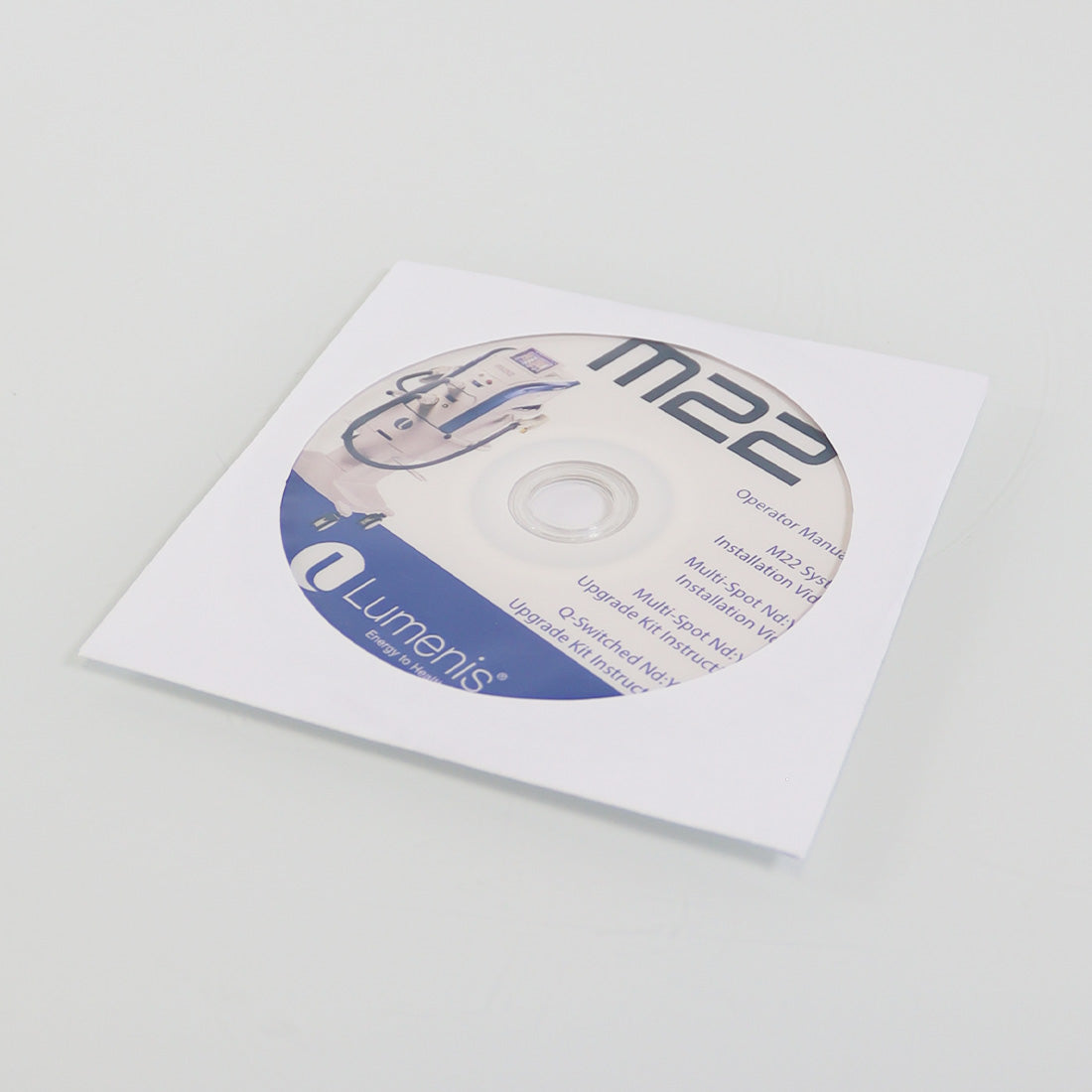 Lumenis M22 Laser Operator Manual CD Disc User Operations Guide Instructions