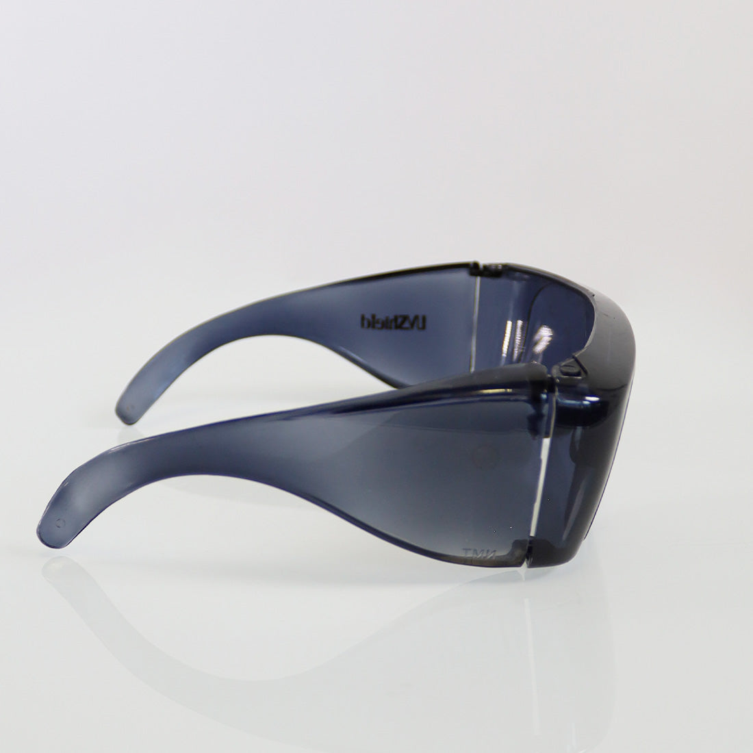UVShield Optic UV Light PPE Eye Safety Glasses Grey OTF Frame Gray Lens