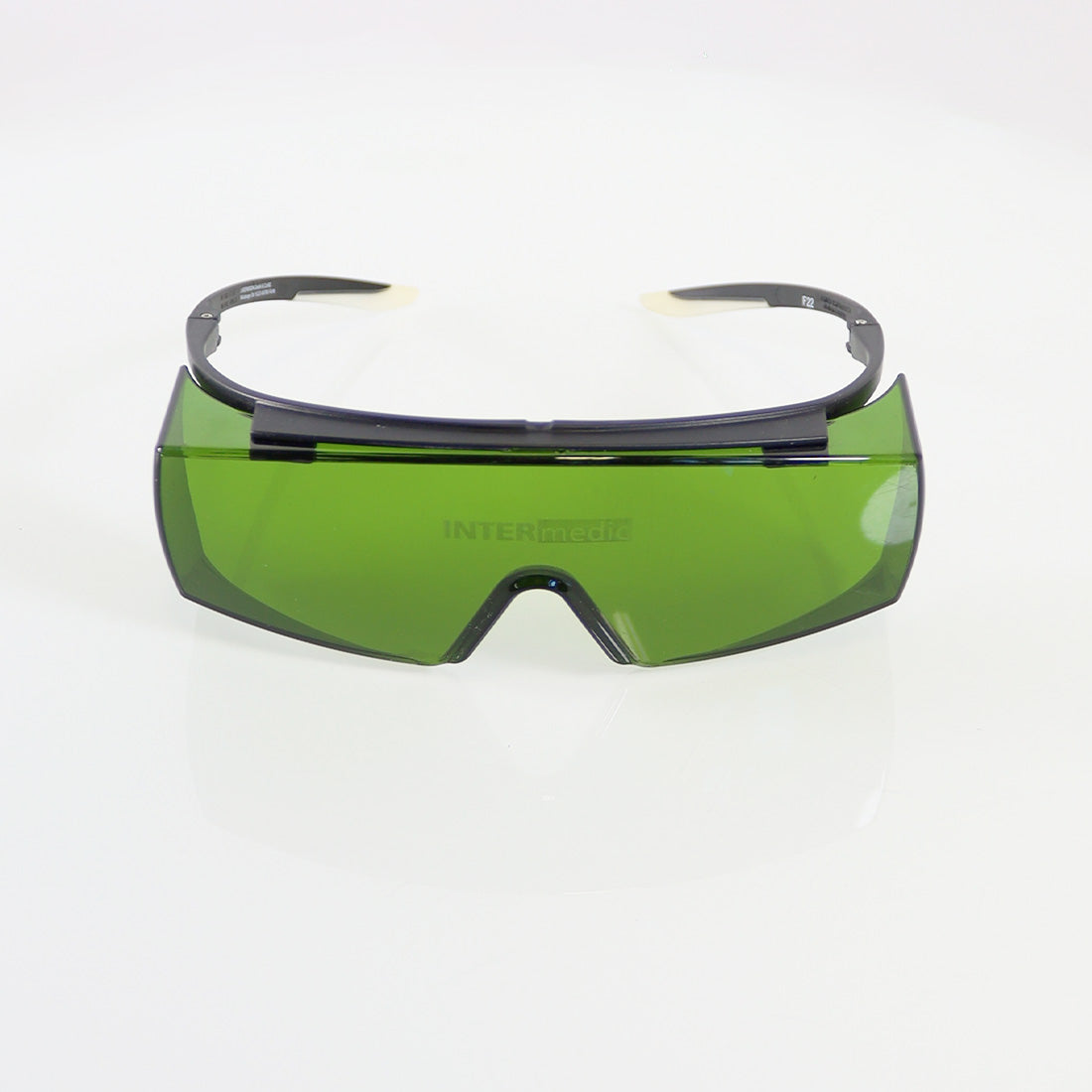 LaserVision PPE Laser IPL Safety Glasses Black Frame Green Lens 755-1064nm OD5+