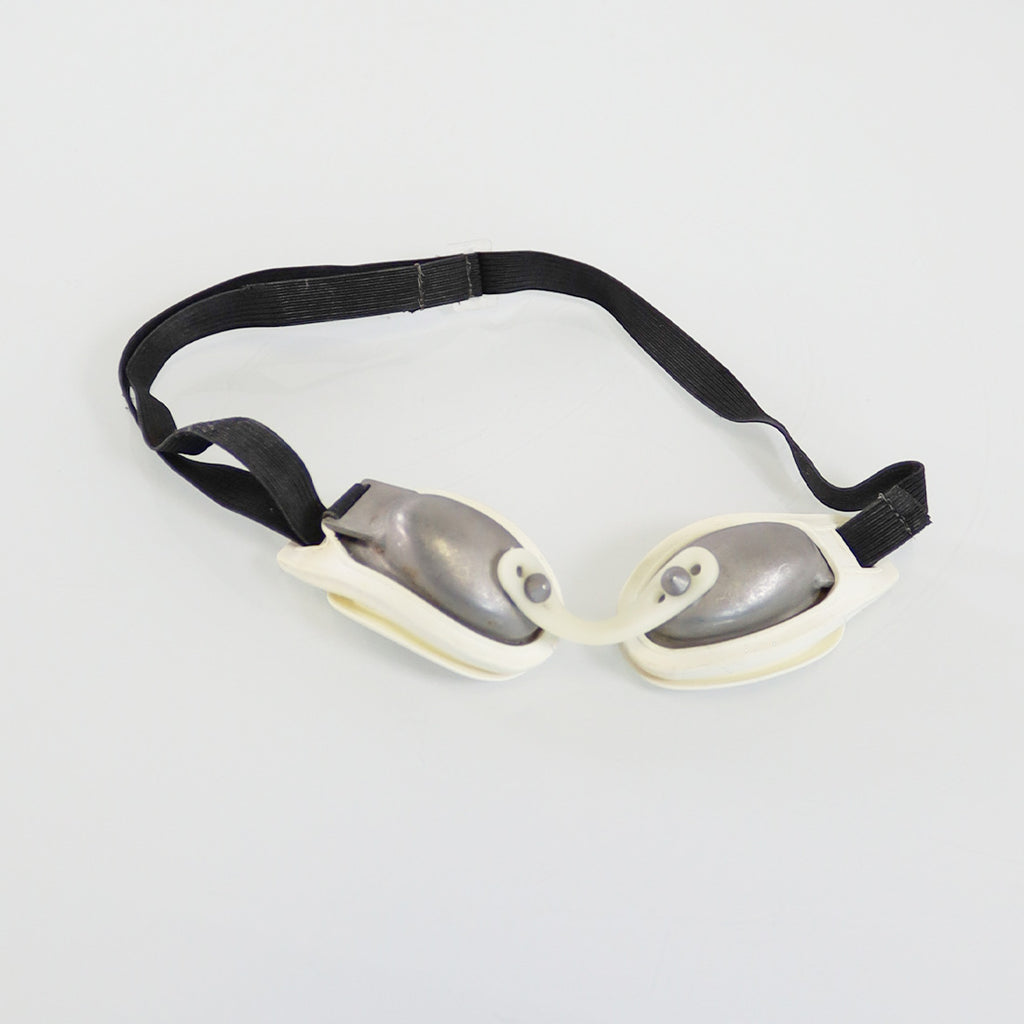 PPE Laser IPL Patient Safety Goggles Black-Out Metal Cups Rubber Frame Eyewear