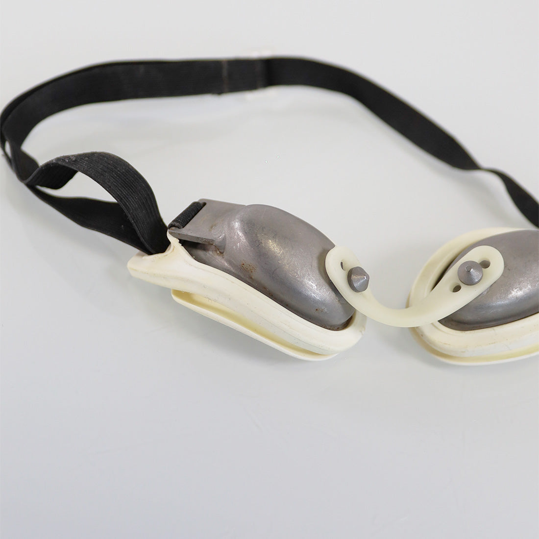 PPE Laser IPL Patient Safety Goggles Black-Out Metal Cups Rubber Frame Eyewear