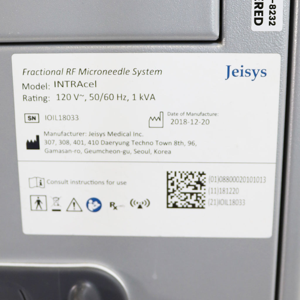 2018 Jeisys INTRAcel PRO Fractional RF Microneedling System Skin Tightening