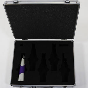 Quanta MDK 3 EX Q1 Q-Switched Nd:YAG Handpiece Purple 2x2 Applicator with Case
